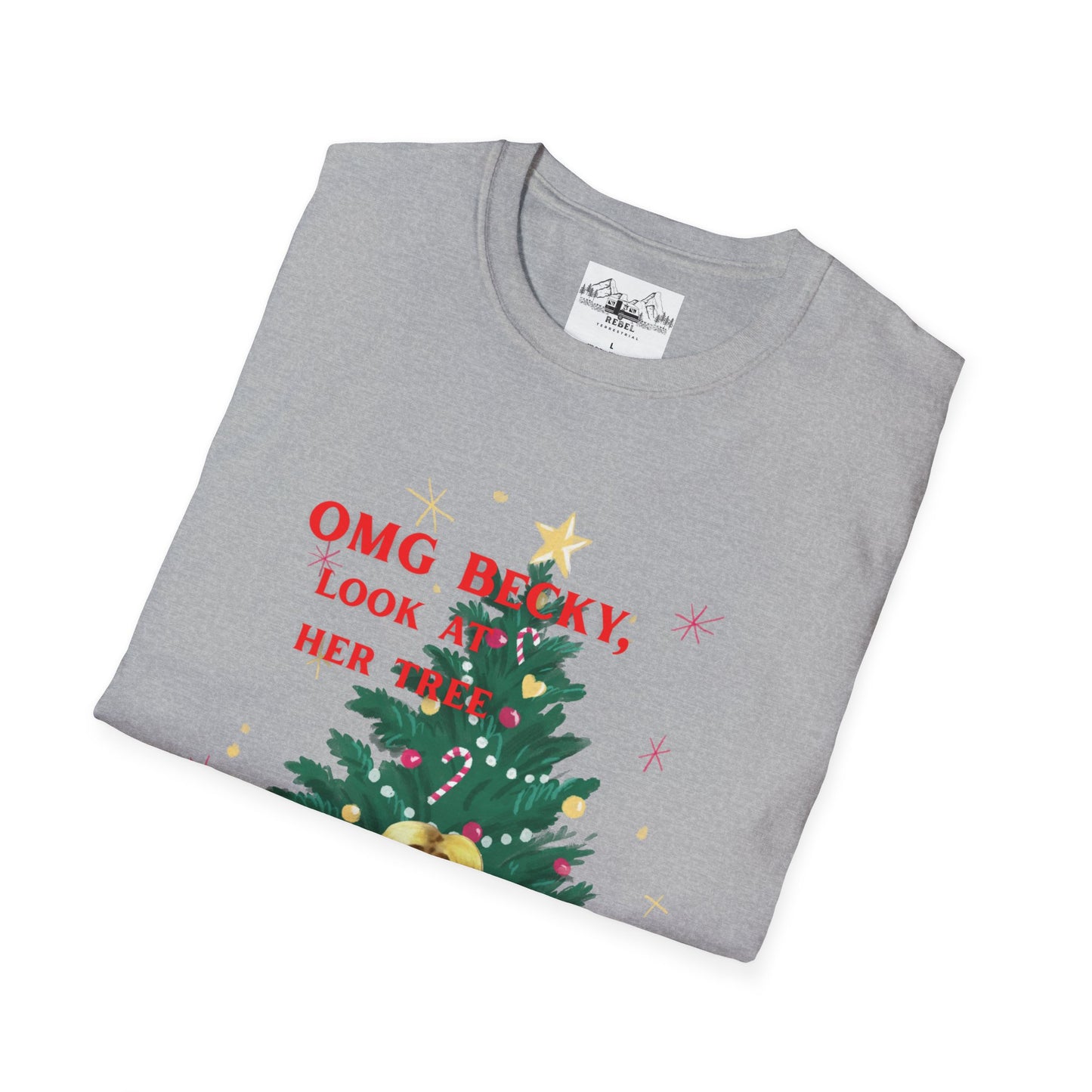 OMG Becky, Look at Her Tree - Vintage Holiday Rap Tee