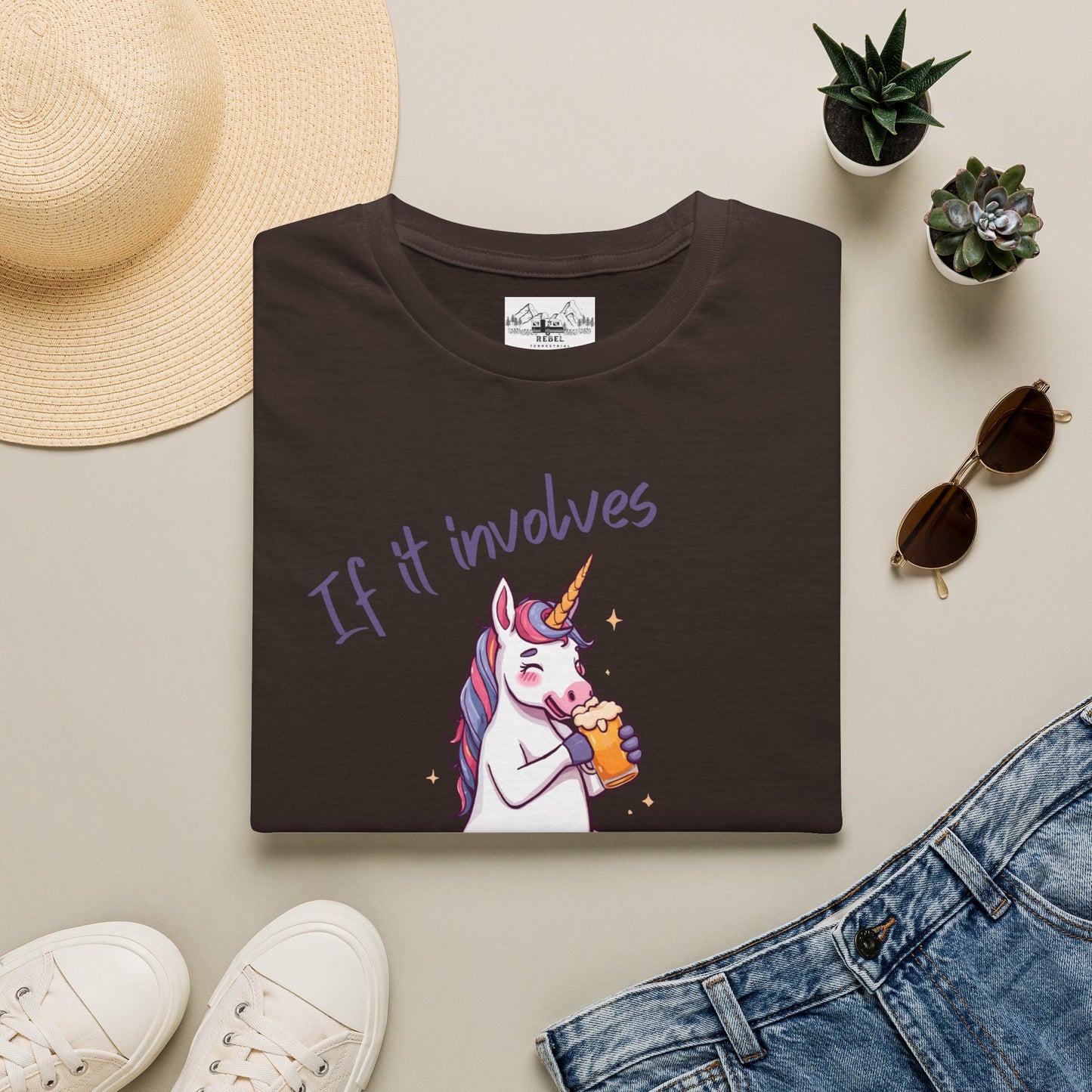 Unicorns & Drinking Graphic Tee