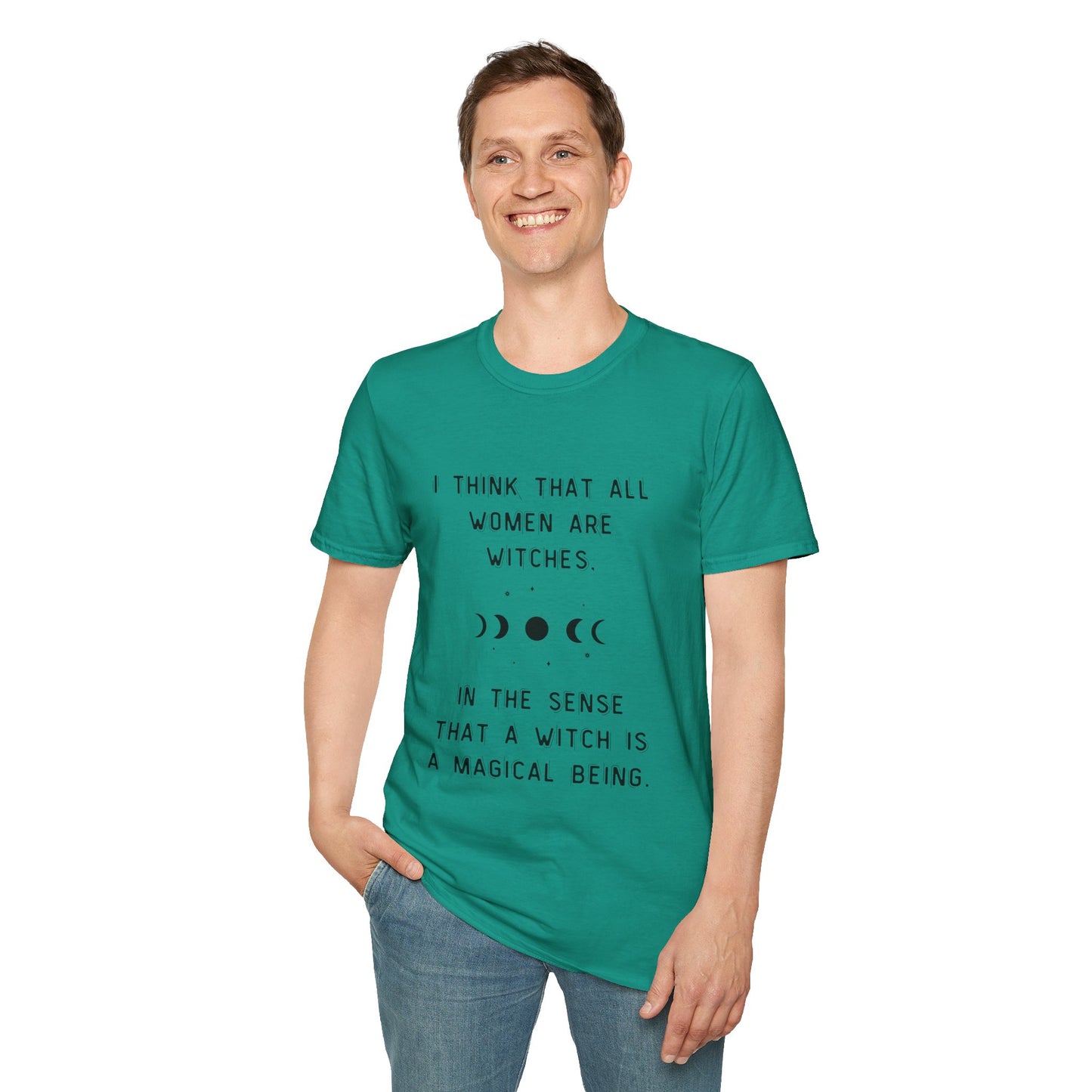 I Believe All Women Are Witches T-Shirt - Phases of the Moon