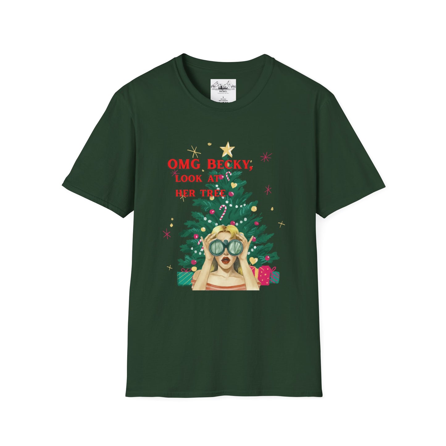 OMG Becky, Look at Her Tree - Vintage Holiday Rap Tee