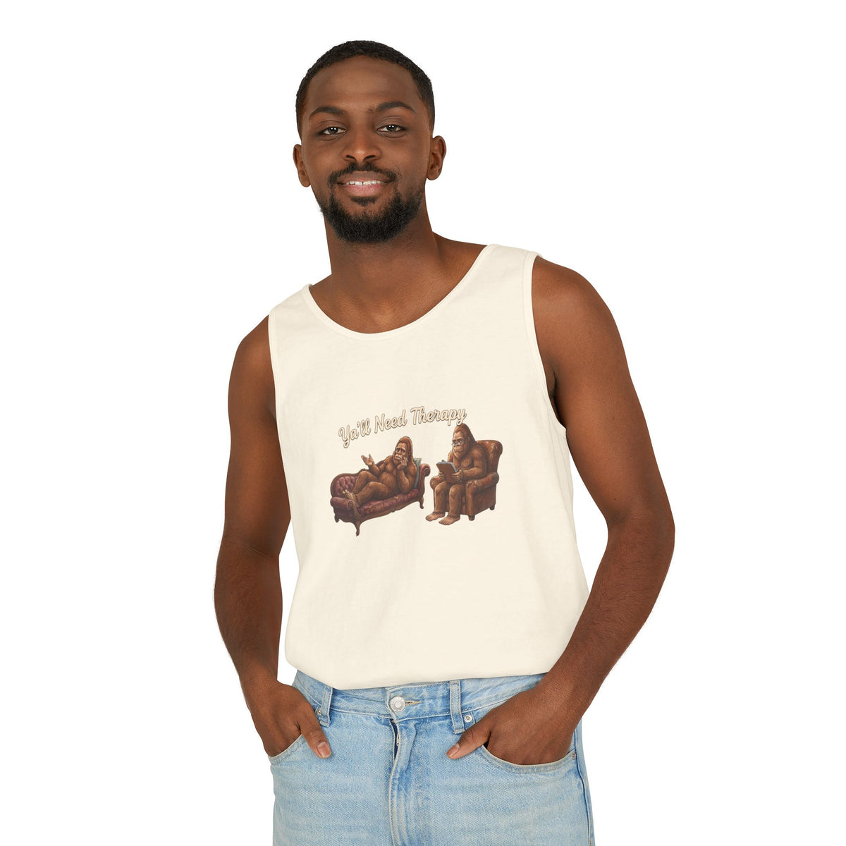 Y’all Need Therapy Bigfoot Tank Top