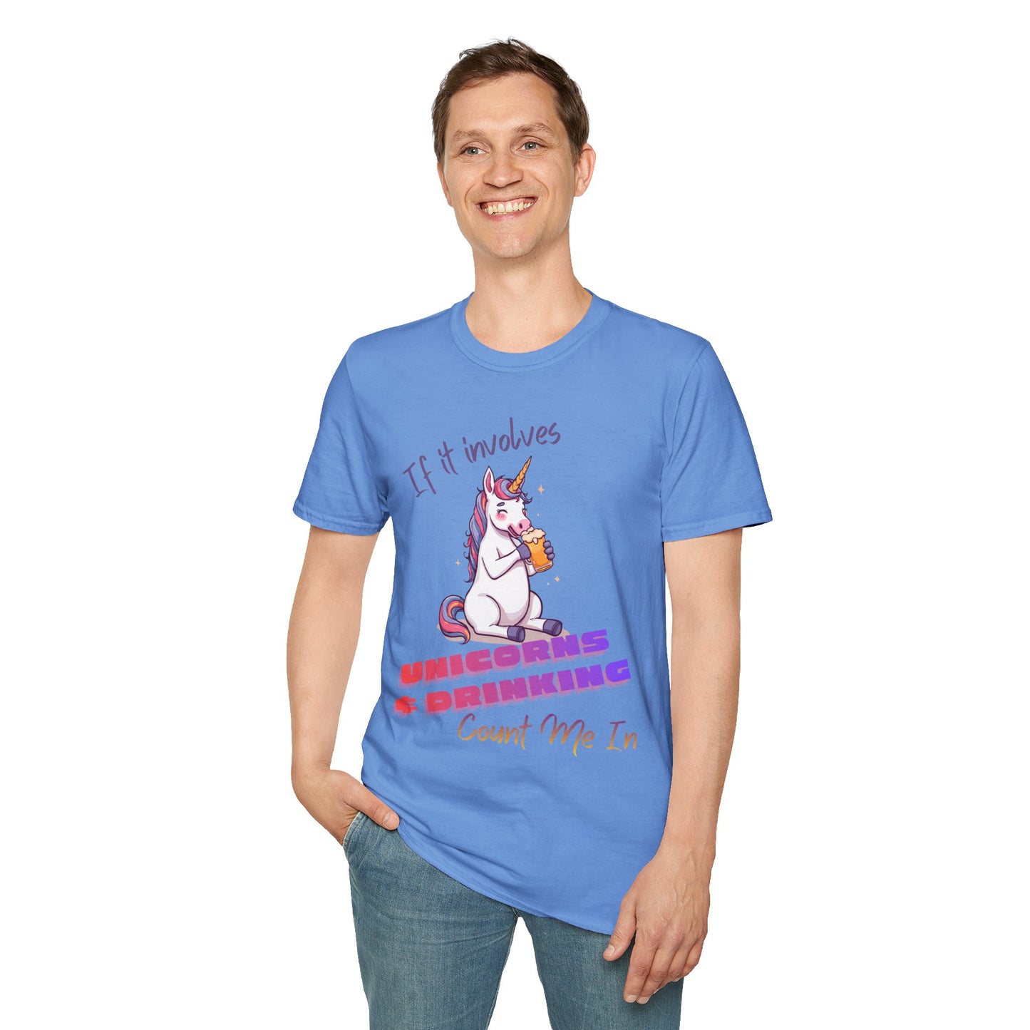 Unicorns & Drinking Graphic Tee