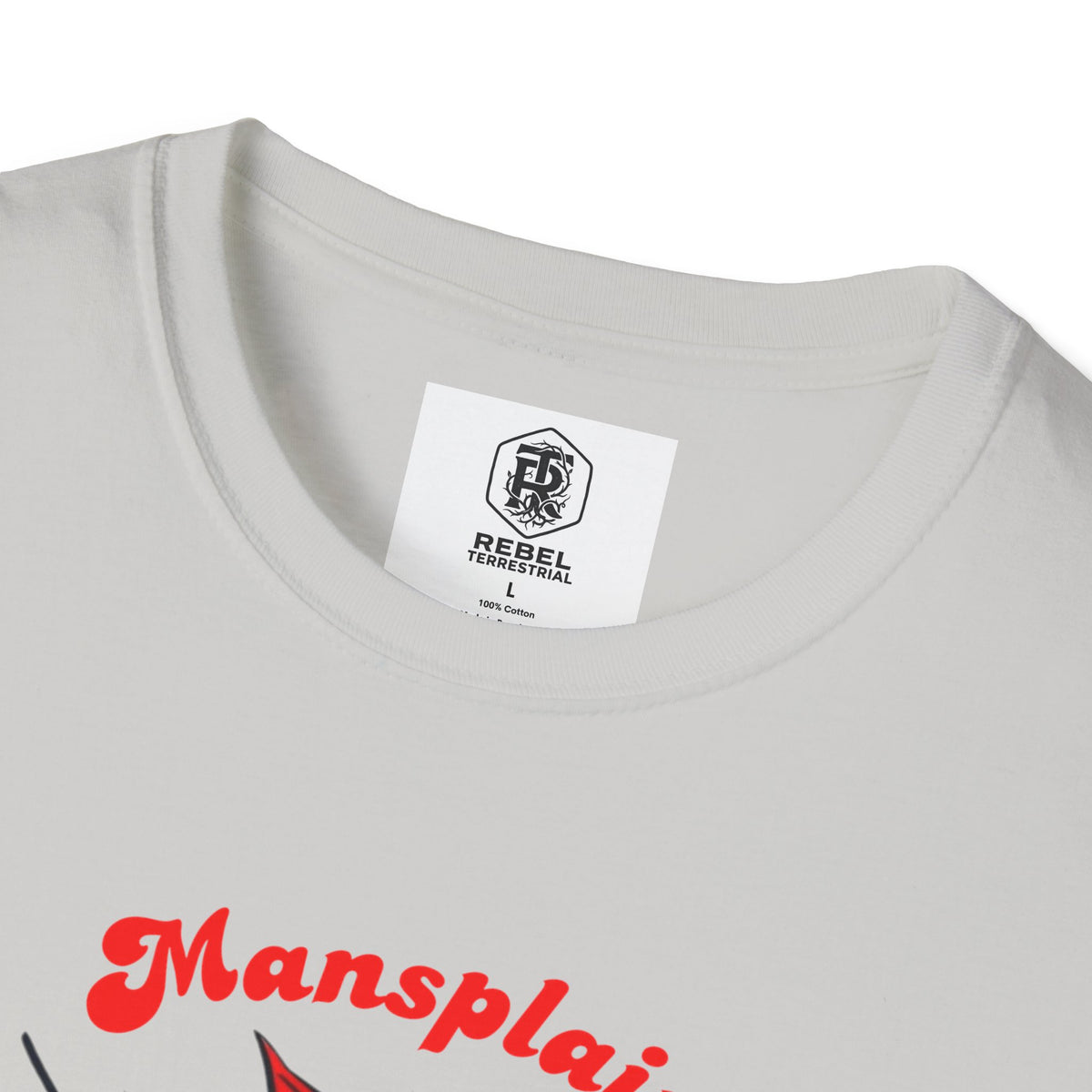 Mansplain Elsewhere - Vintage Feminist T-Shirt