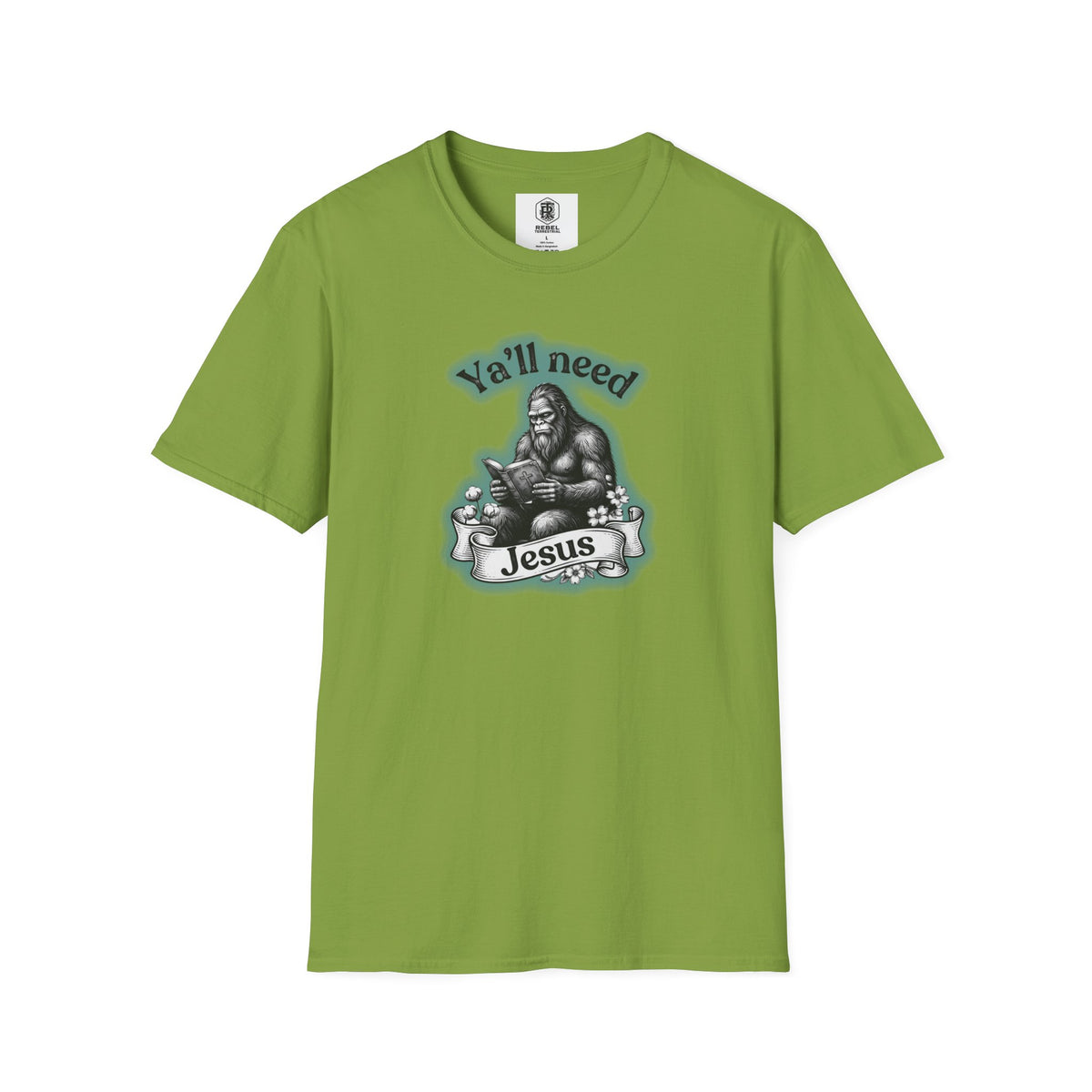 Y’all Need Jesus Bigfoot Unisex Softstyle T-Shirt