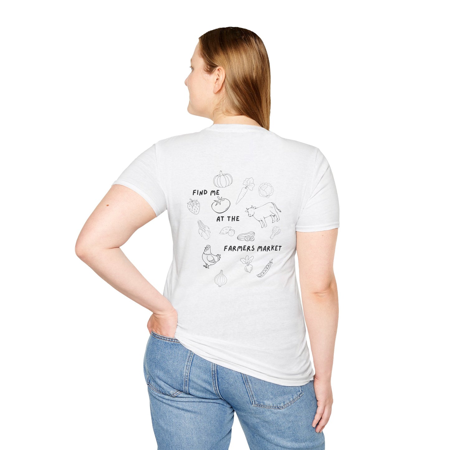 NC Farmers of the Foothills "Find Me at the Farmers Market" Graphic T-Shirt