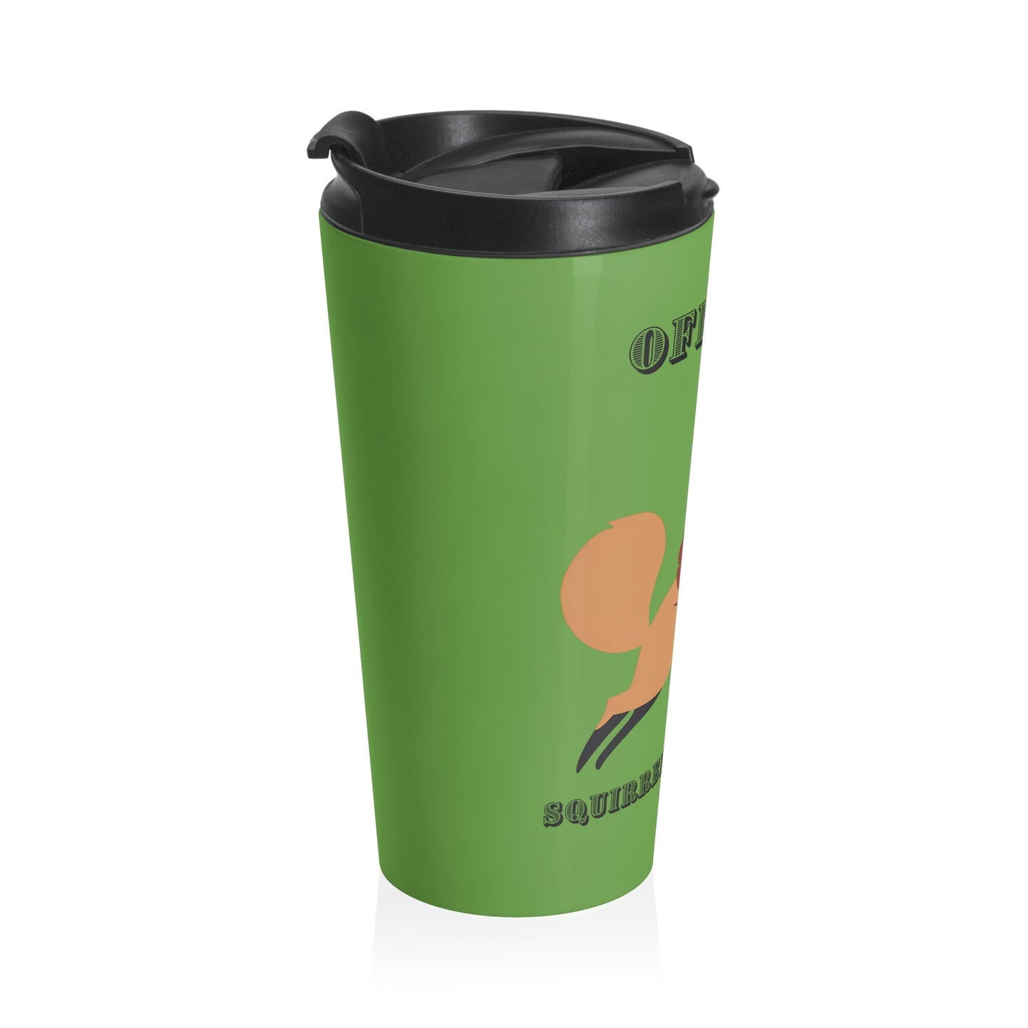 Official Squirrel Wrangler Insulated Travel Mug | Office & Trail Chaos Controller