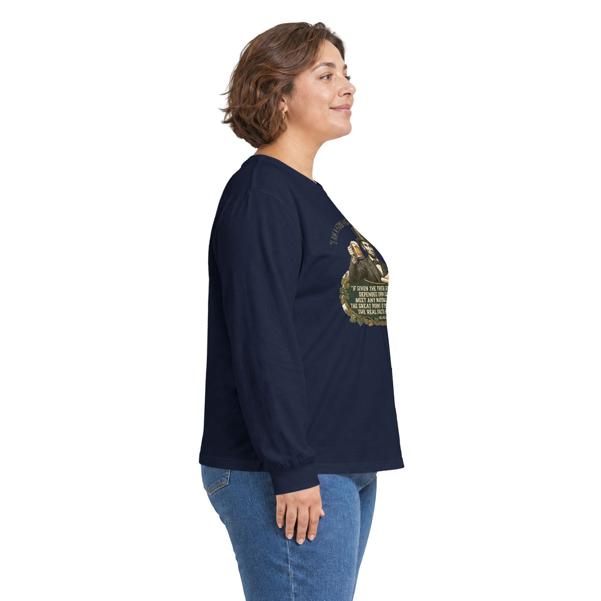 I Am a Firm Believer in the People Lincoln Long Sleeve Tee