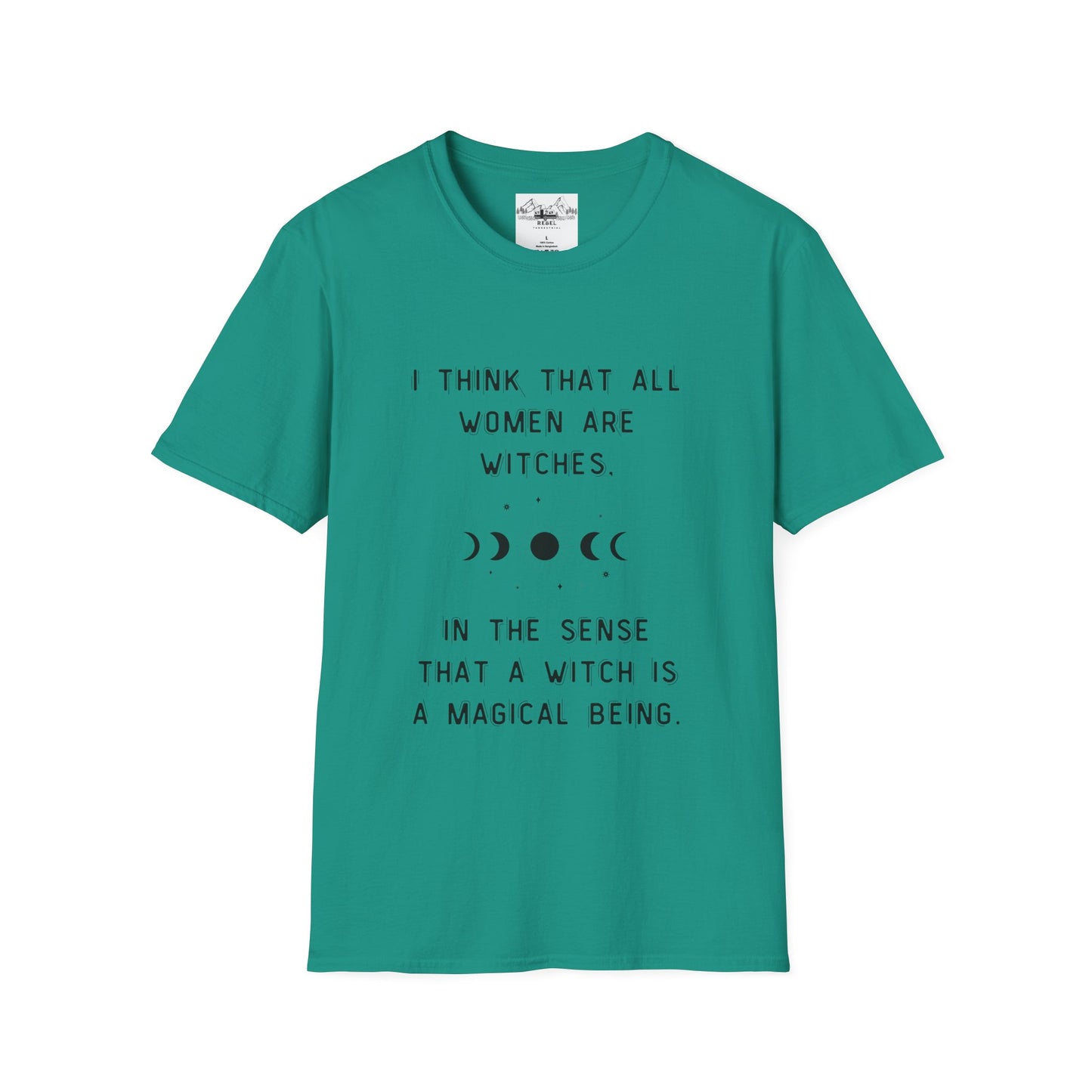 I Believe All Women Are Witches T-Shirt - Phases of the Moon
