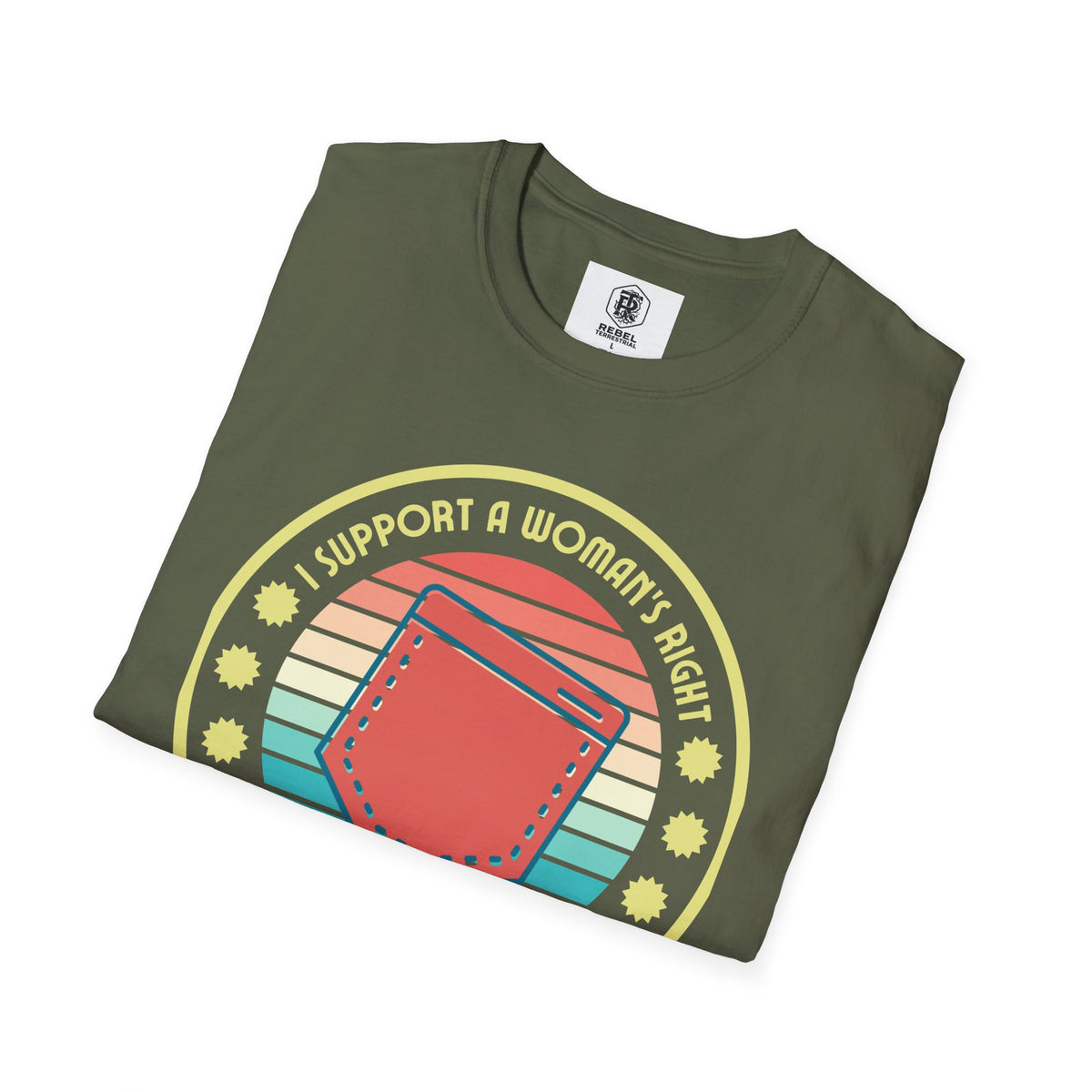 I Support a Woman’s Right to Have Pockets – Retro T-Shirt