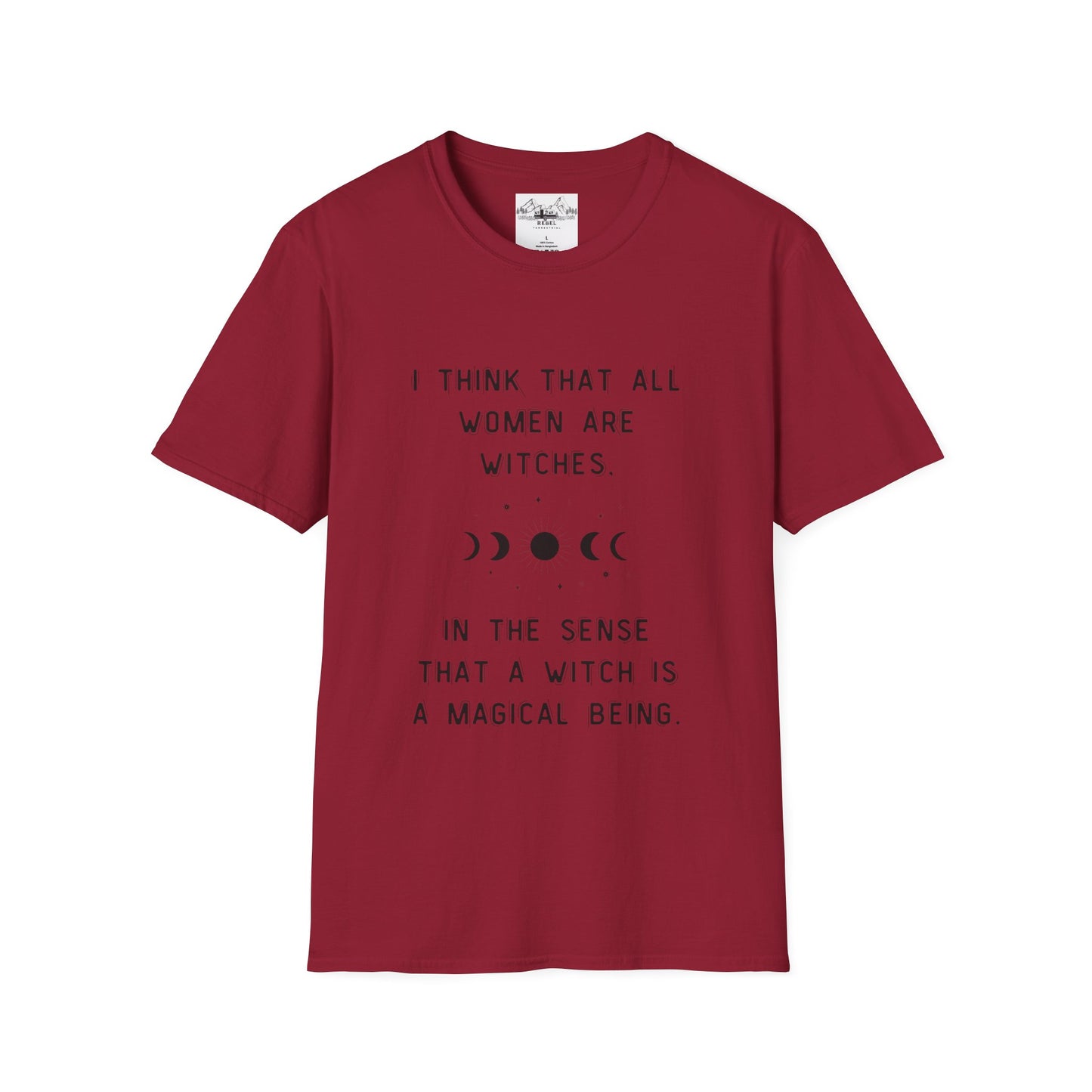 I Believe All Women Are Witches T-Shirt - Phases of the Moon