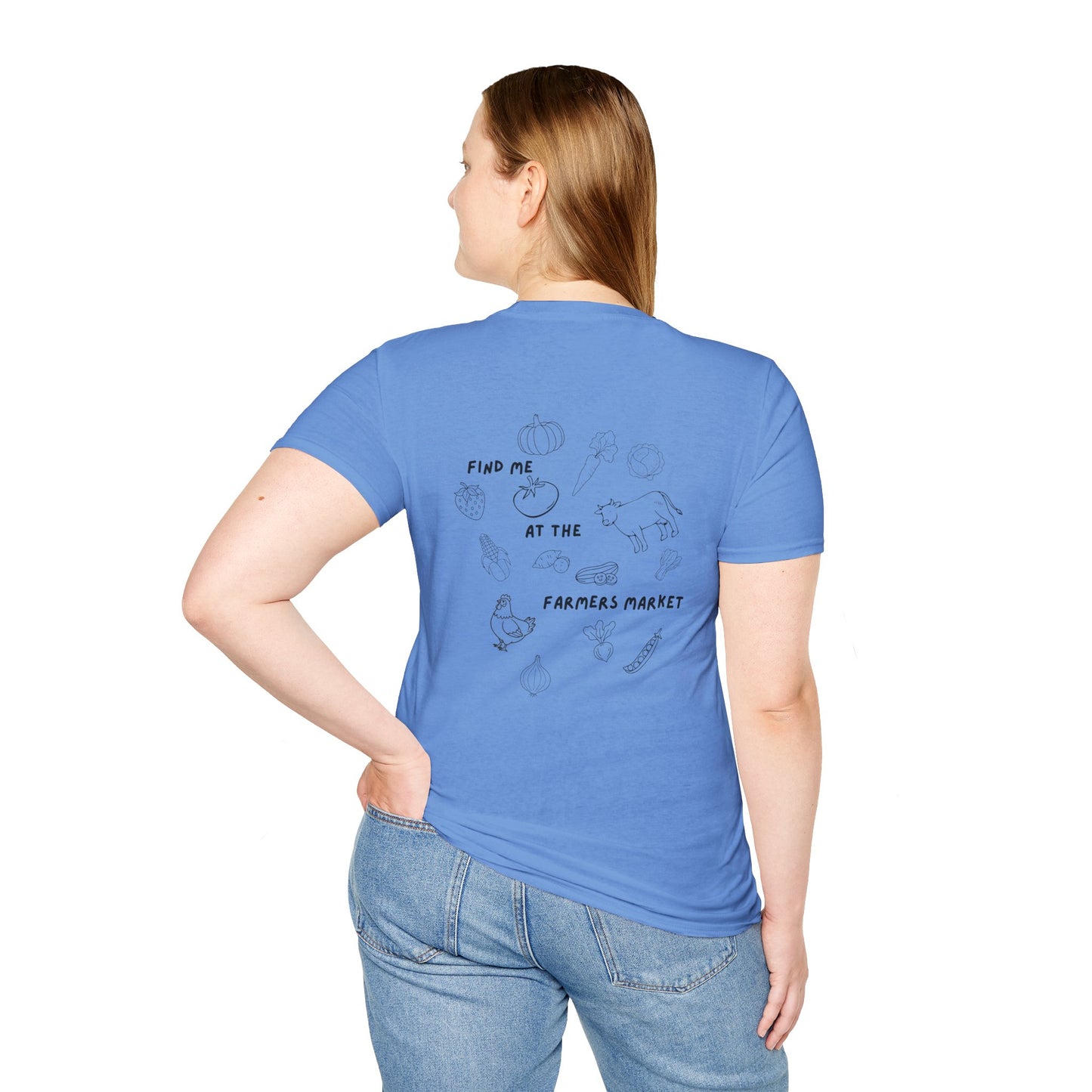 NC Farmers of the Foothills "Find Me at the Farmers Market" Graphic T-Shirt