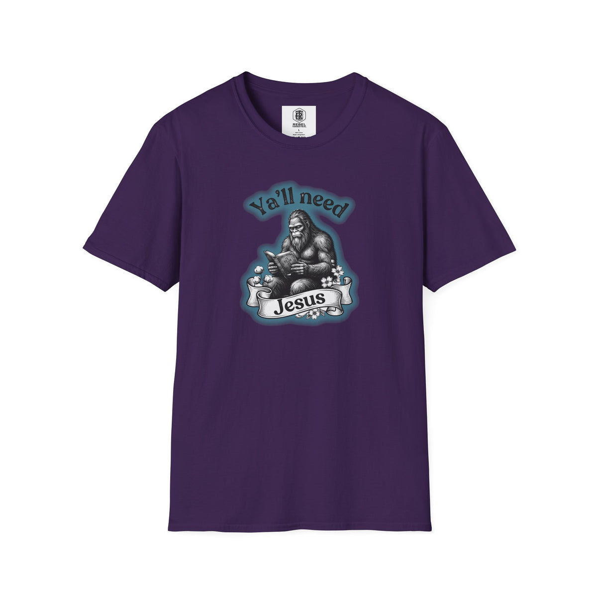 Y’all Need Jesus Bigfoot Unisex Softstyle T-Shirt