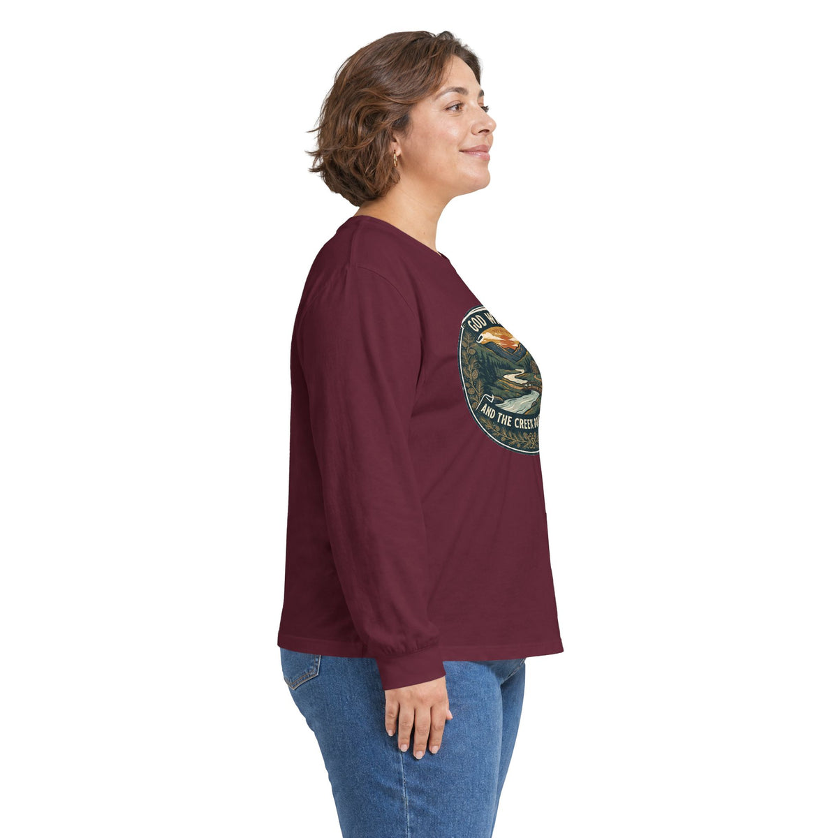 Creek Don't Rise Appalachian Motto Long Sleeve Tee