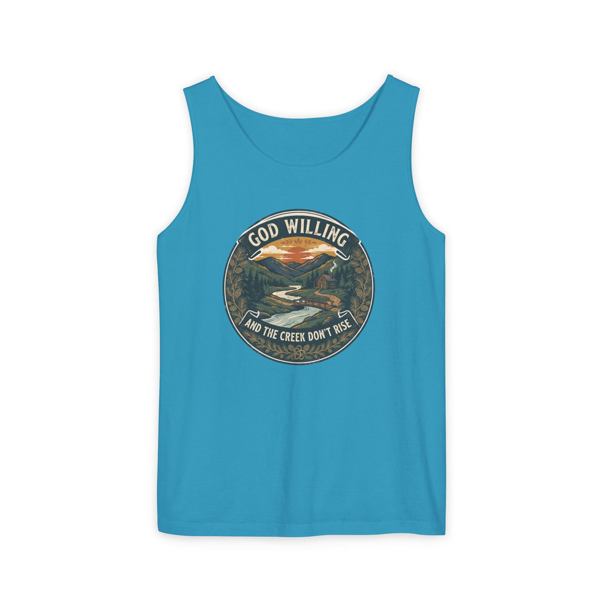 Creek Don't Rise Appalachian Motto Tank Top