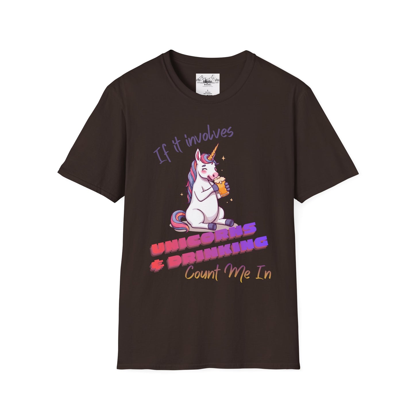 Unicorns & Drinking Graphic Tee