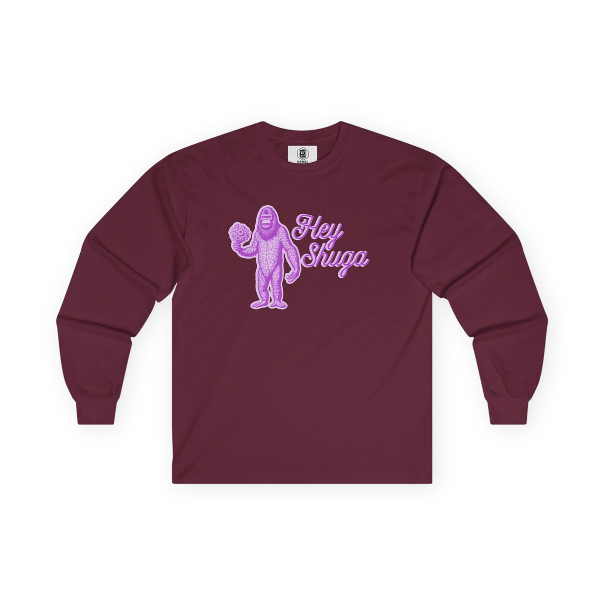 Hey Shuga Bigfoot Unisex Long Sleeve Tee