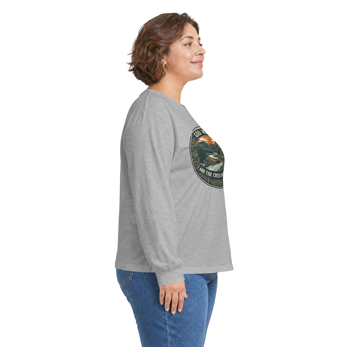 Creek Don't Rise Appalachian Motto Long Sleeve Tee