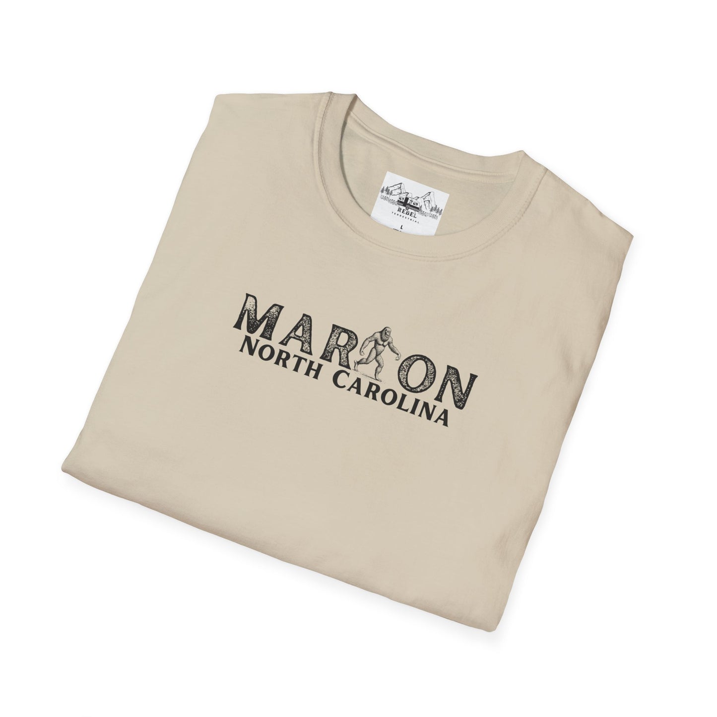 Marion North Carolina Bigfoot T-Shirt – Unisex Softstyle Tee